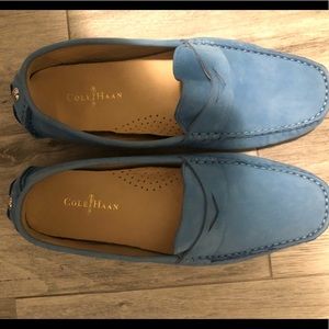 Cole Hahn blue suede shoes!